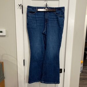 Ava & Viv High Rise Flare Jeans Size 18